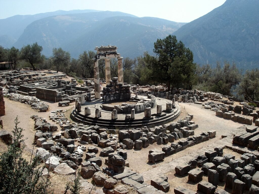 delphi, ancient site, greece