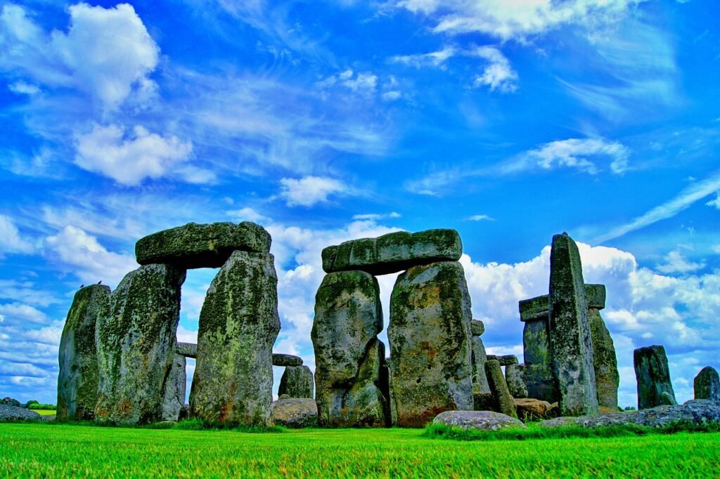 stonehenge, nature, stones