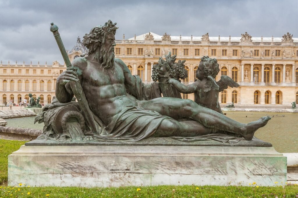 versailles, paris, statue