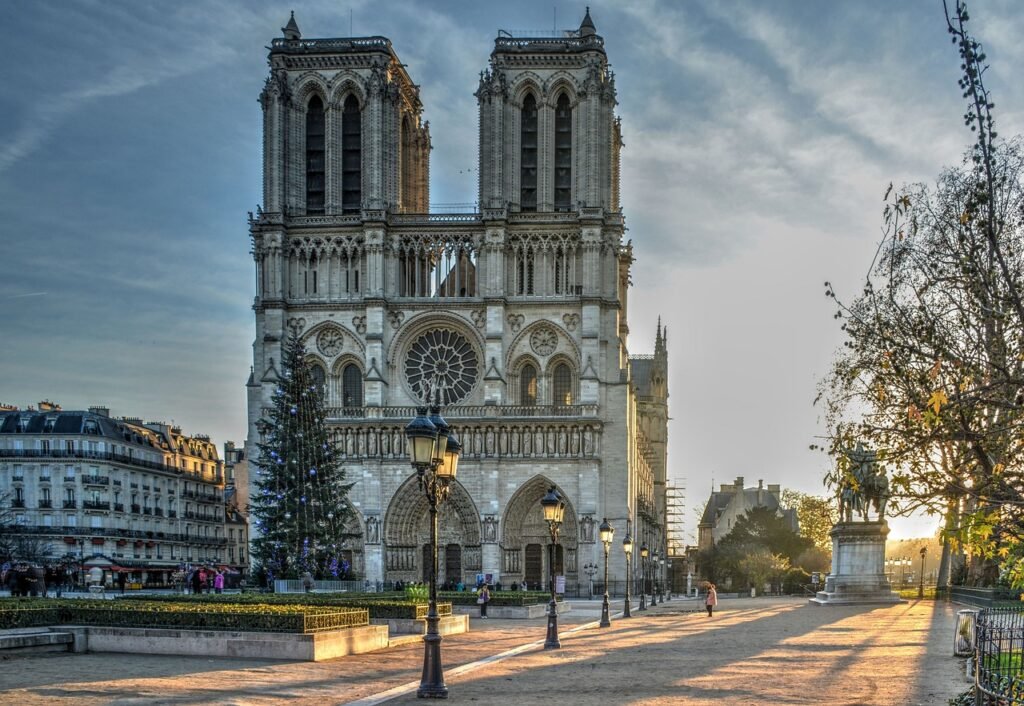 cathedral, notre dame, paris