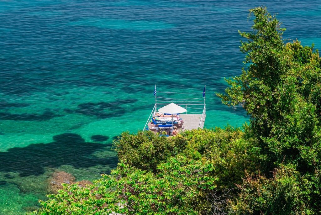 sea, greece, corfu