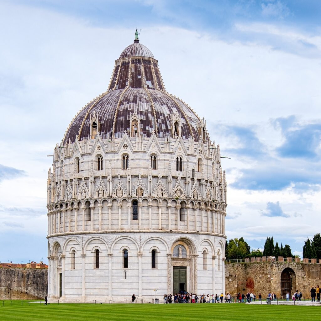 building, baptistery, italy
