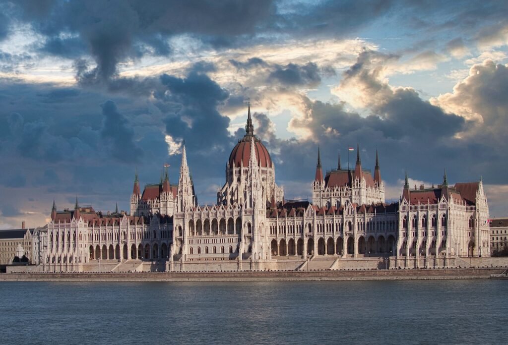 hungarian parliament building, parliament of budapest, hungary