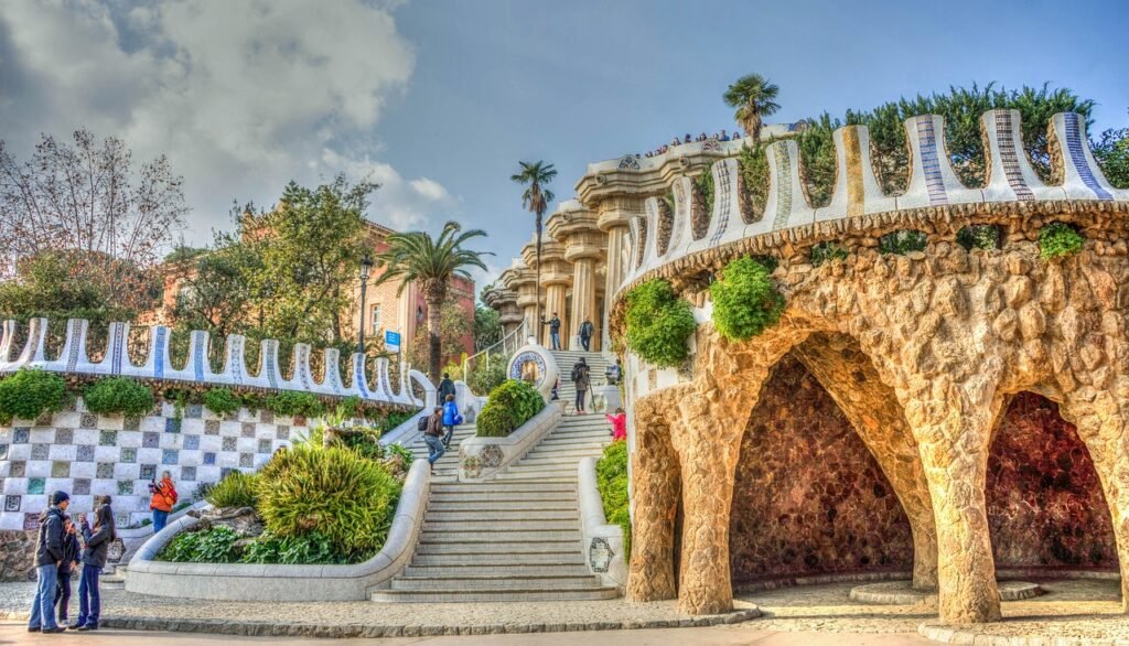 gaudi, guell park, architecture