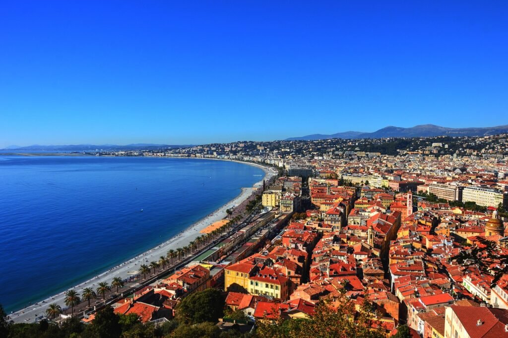 nice, promenade des anglais, french riviera