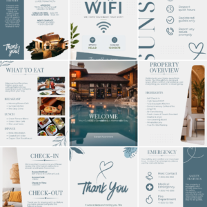 Airbnb Welcome Book Template