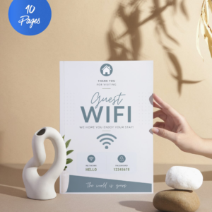 Alternative view of Airbnb Welcome Book Template