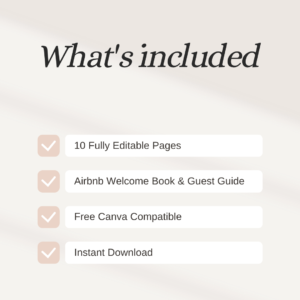 Airbnb Welcome Book Template - Image 5