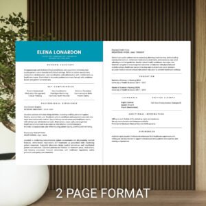 Editable Nurse Resume Template - Image 4